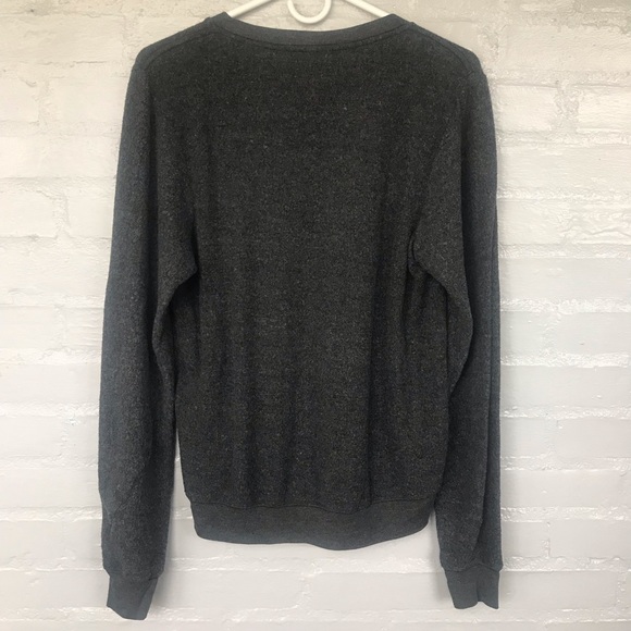 NWOT Wildfox Lover grey brushed knit top S - Picture 2 of 3
